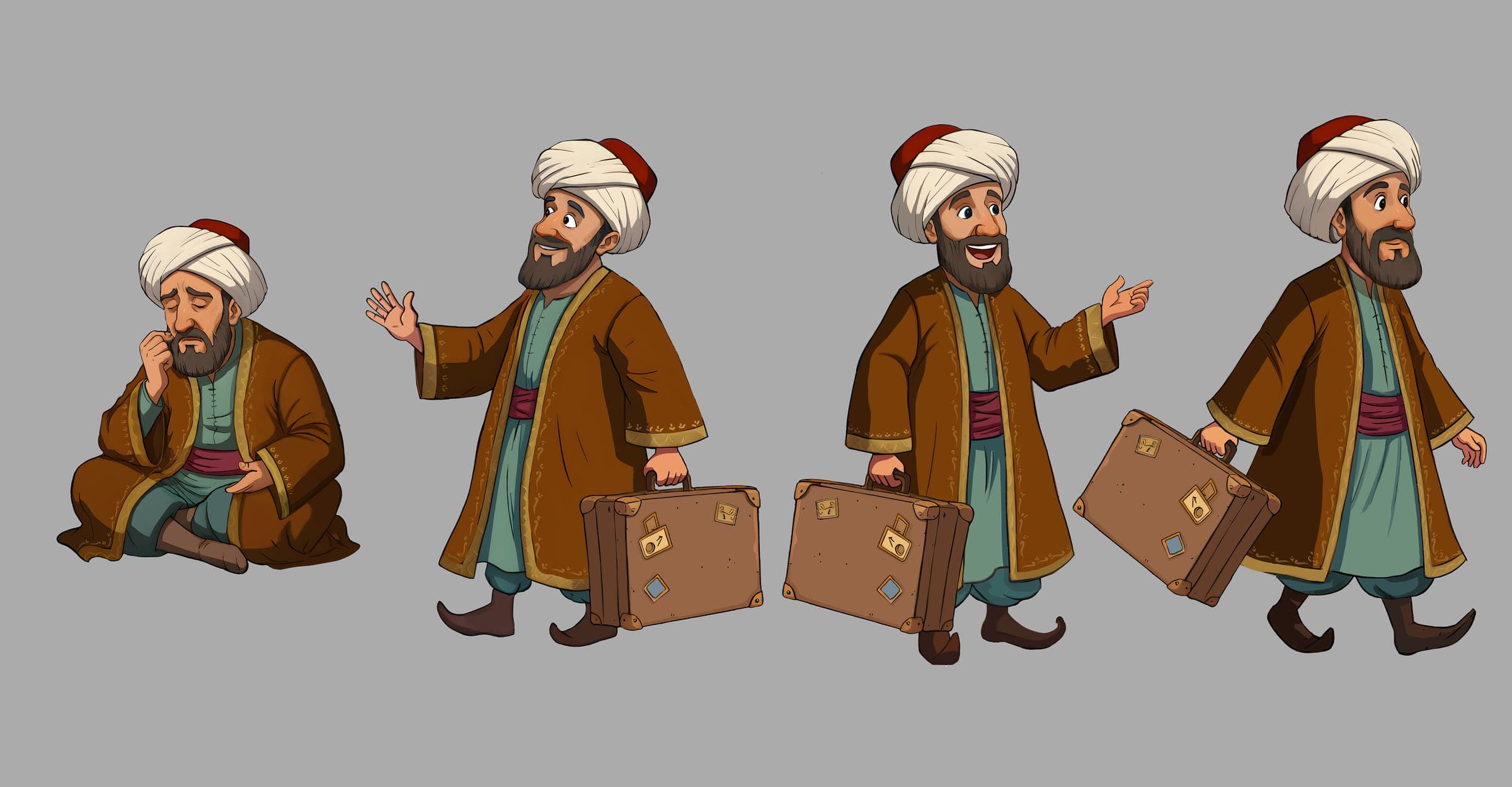 The Parrot and the Merchant — image 10