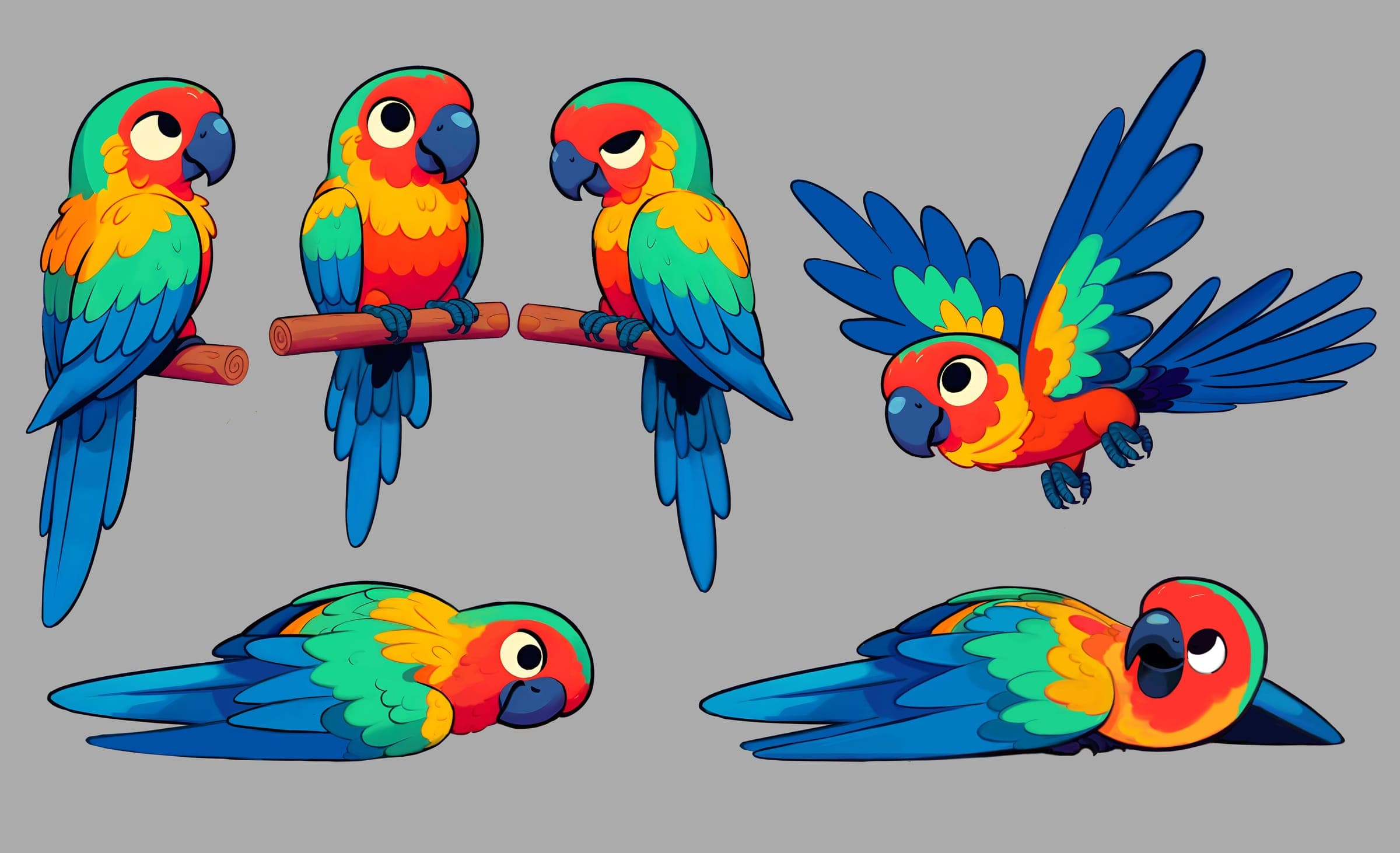 The Parrot and the Merchant — image 11
