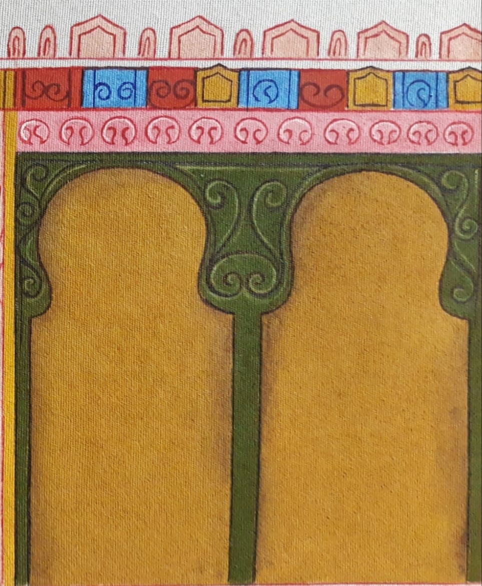 The Bird of Fortune, painting detail